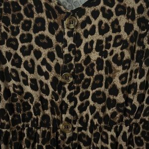 Torrid cheetah print dress with pockets